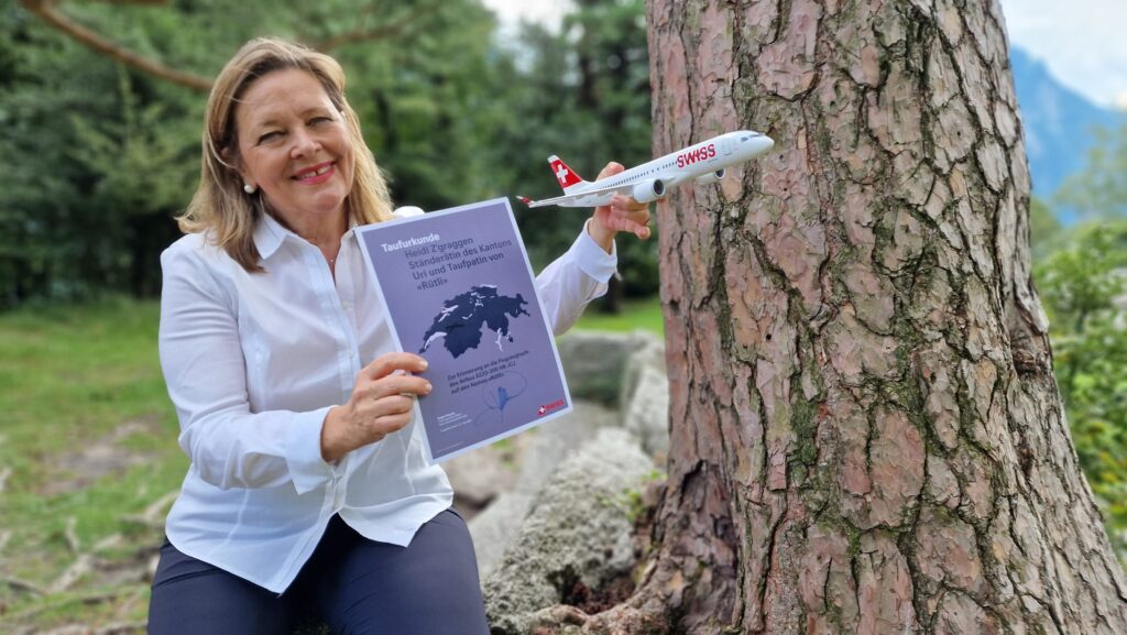 Taufpatin Heidi Z'graggen